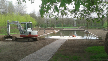 graven van vijver grondverzetbedrijf overijssel