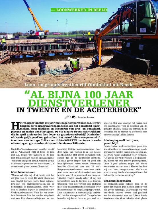 Vakblad de loonwerker pagina 1